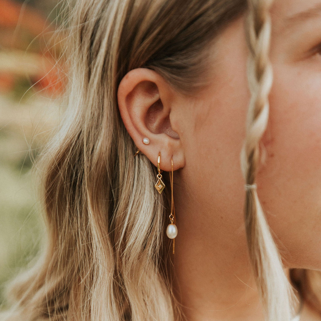 Sailor Pearl Studs - Mauve Jewelry Co.