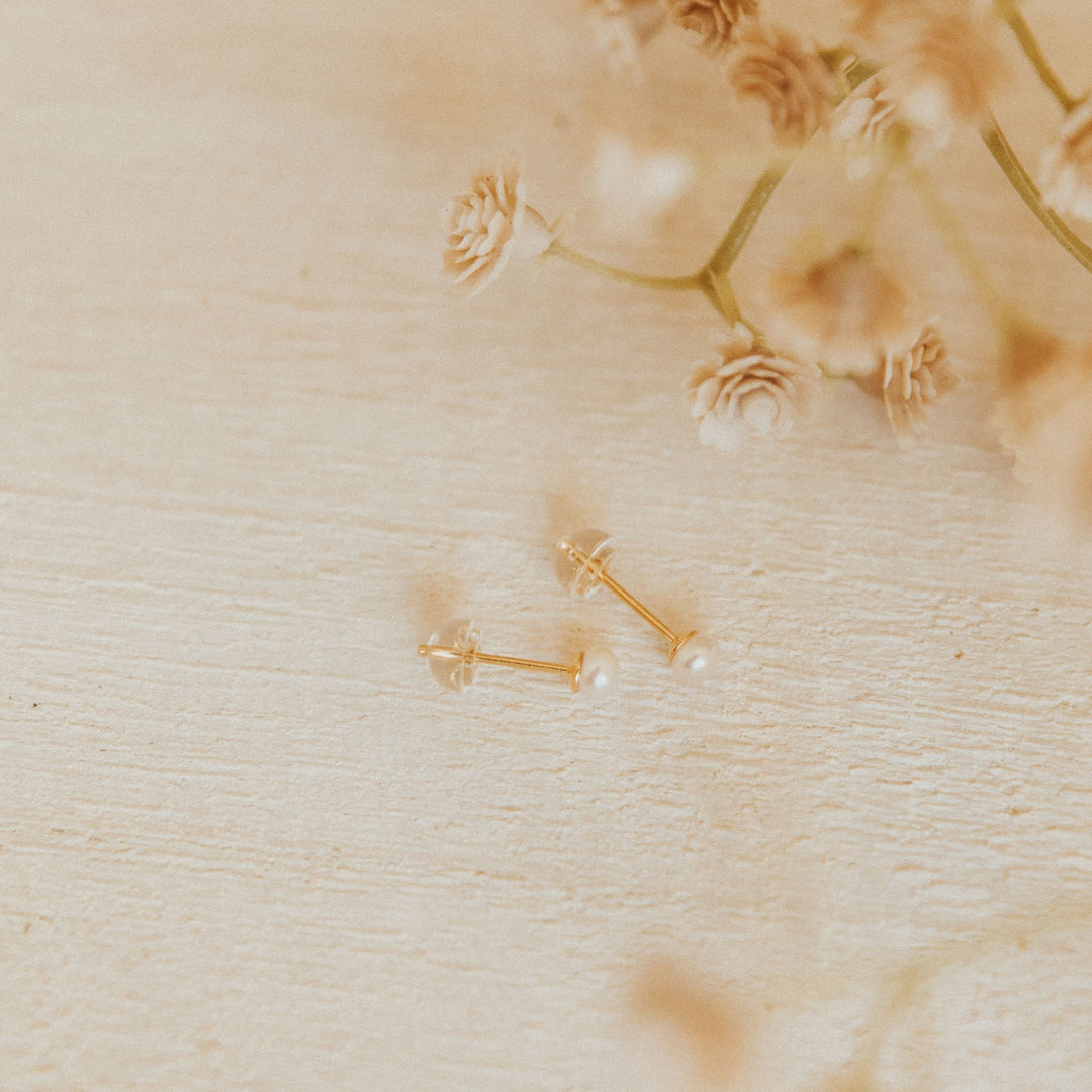 Sailor Pearl Studs - Mauve Jewelry Co.