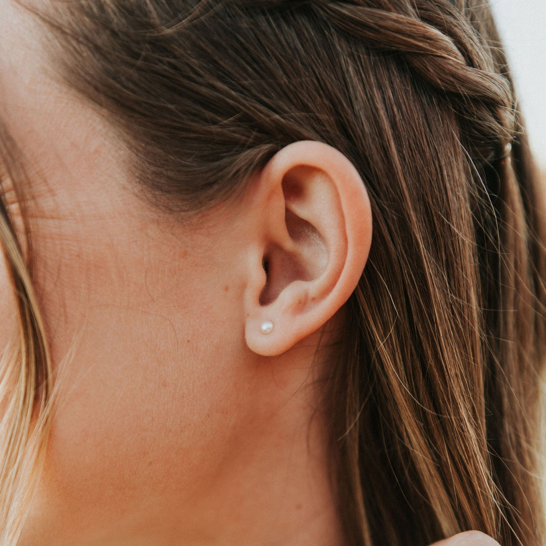 Sailor Pearl Studs - Mauve Jewelry Co.