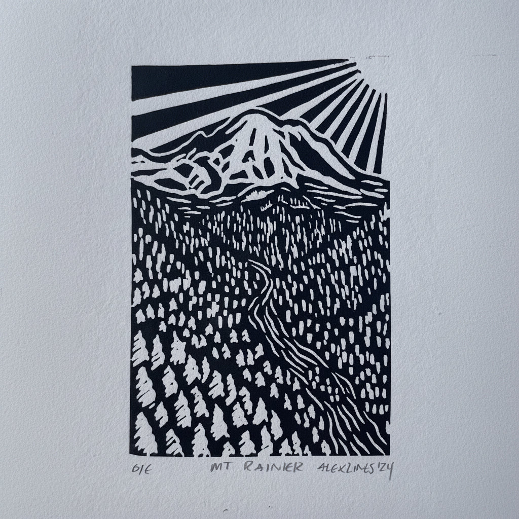 Mt. Rainer Print