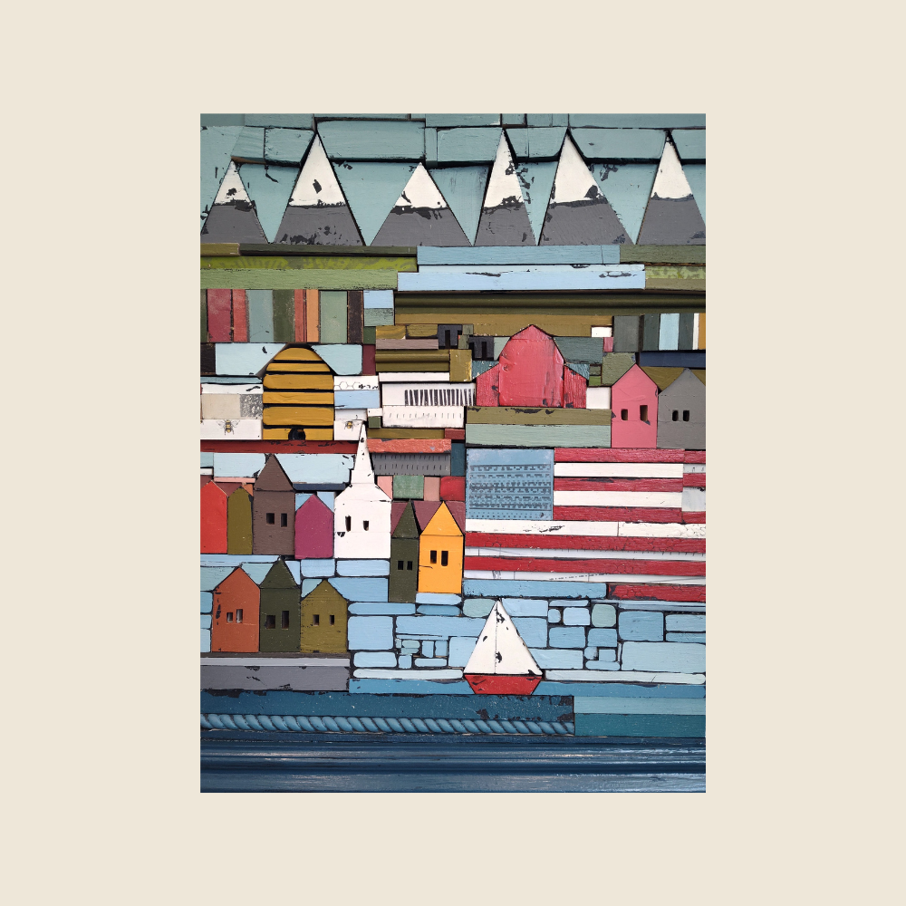 American Road Trip - Original Painting - Between Here & There