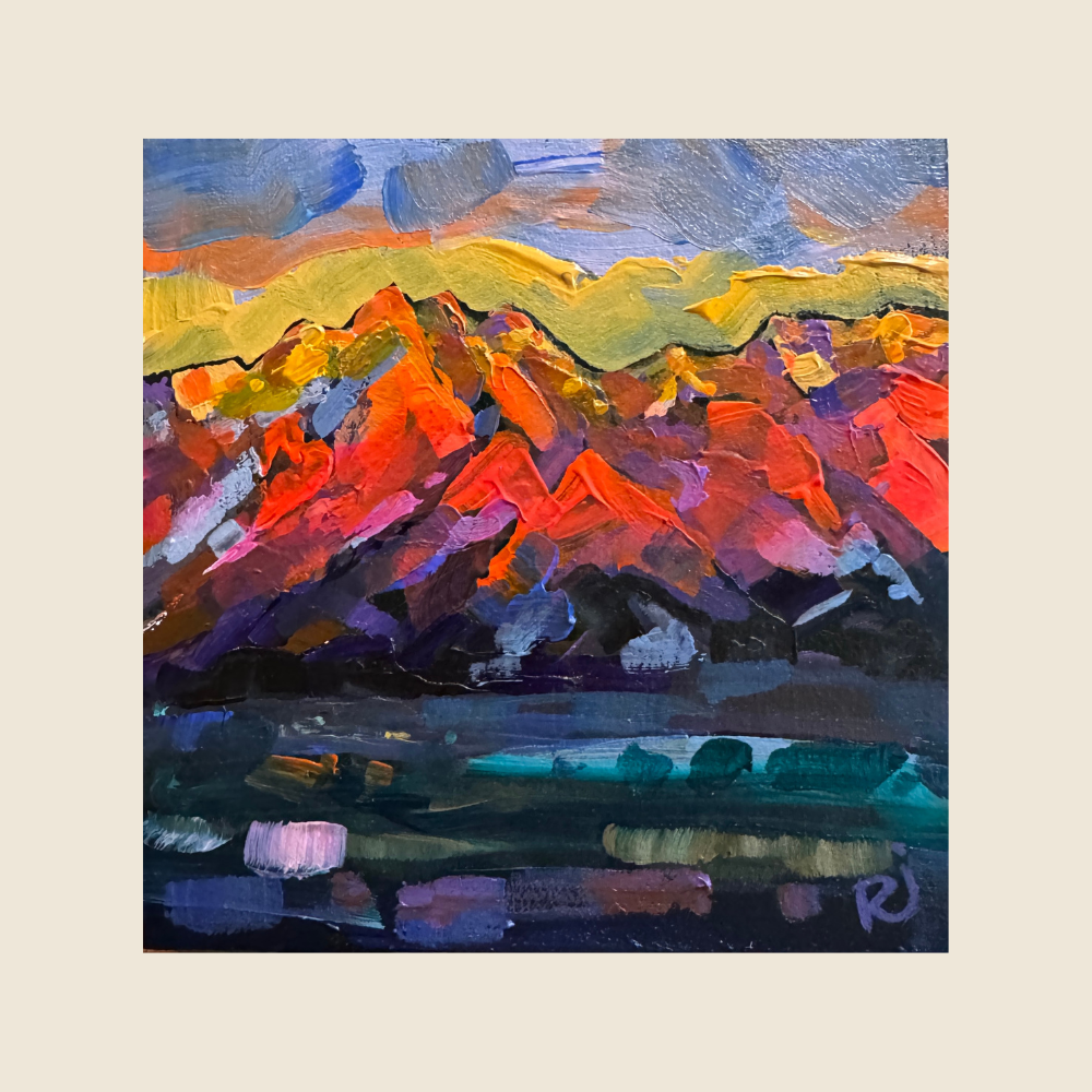 Mt. Olympus at Sunset - Original Art - Understory