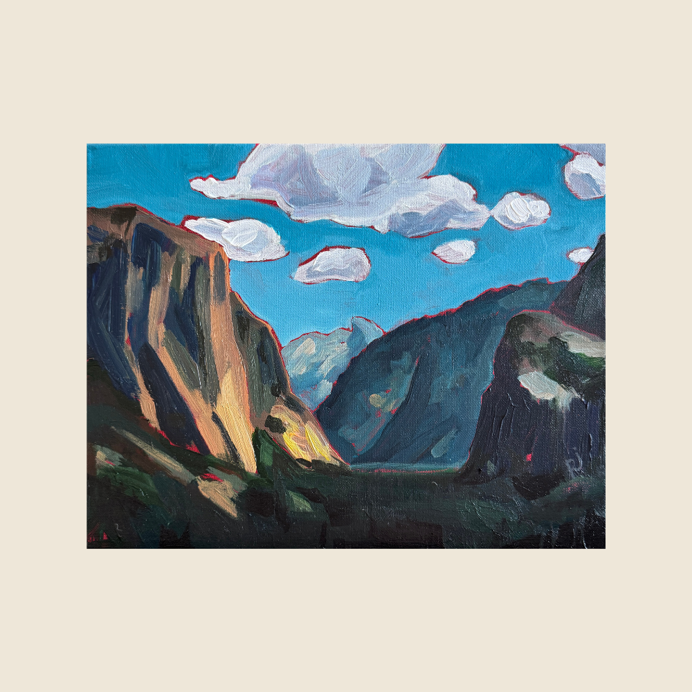 Yosemite and Bubble Clouds - Original Art - Between Here & There