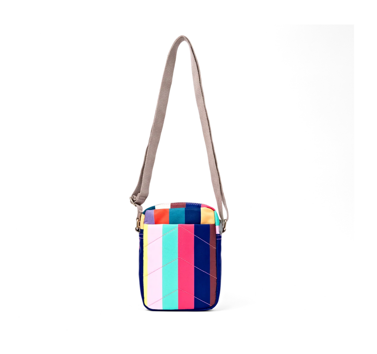 Bond Pocket Crossbody Bag in Wide Multi Stripe