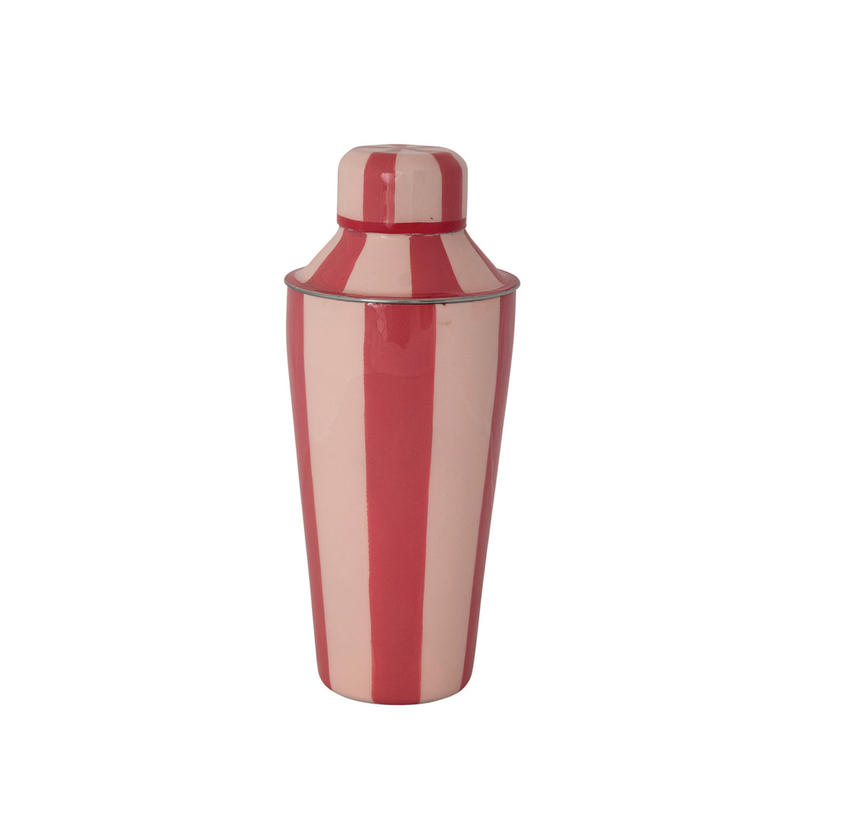 Holiday Whimsy Striped Cocktail Shaker