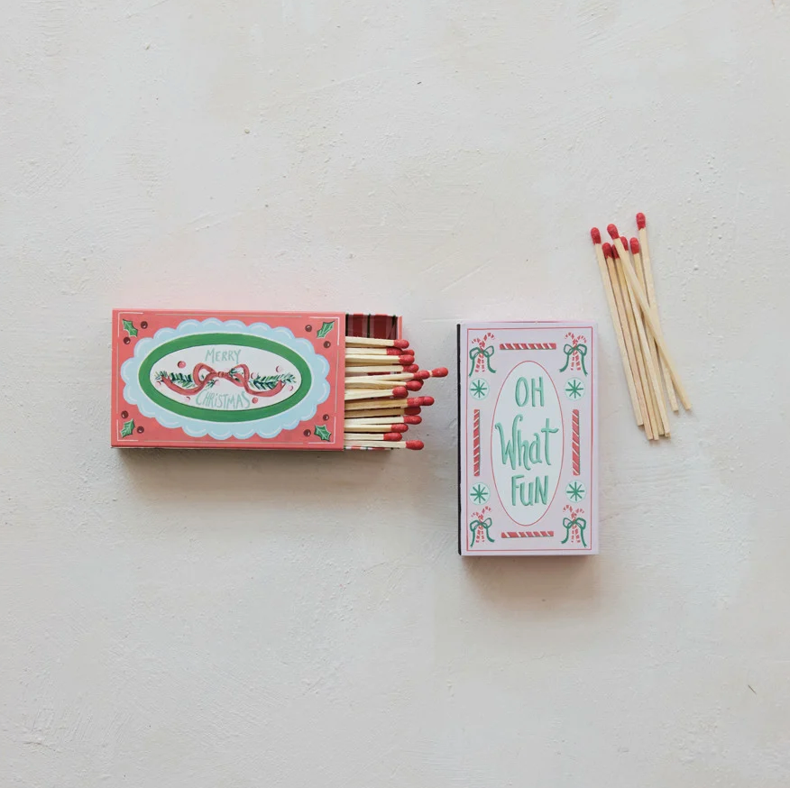 Merry & Bright Holiday Matches – 2 Styles