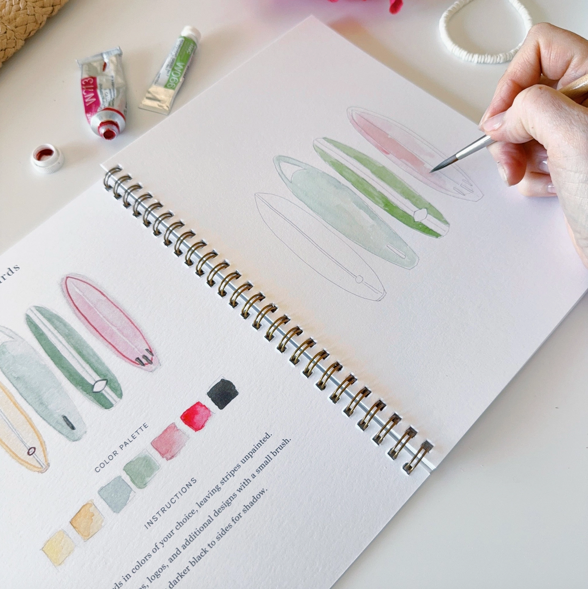 Tropical Watercolor Workbook