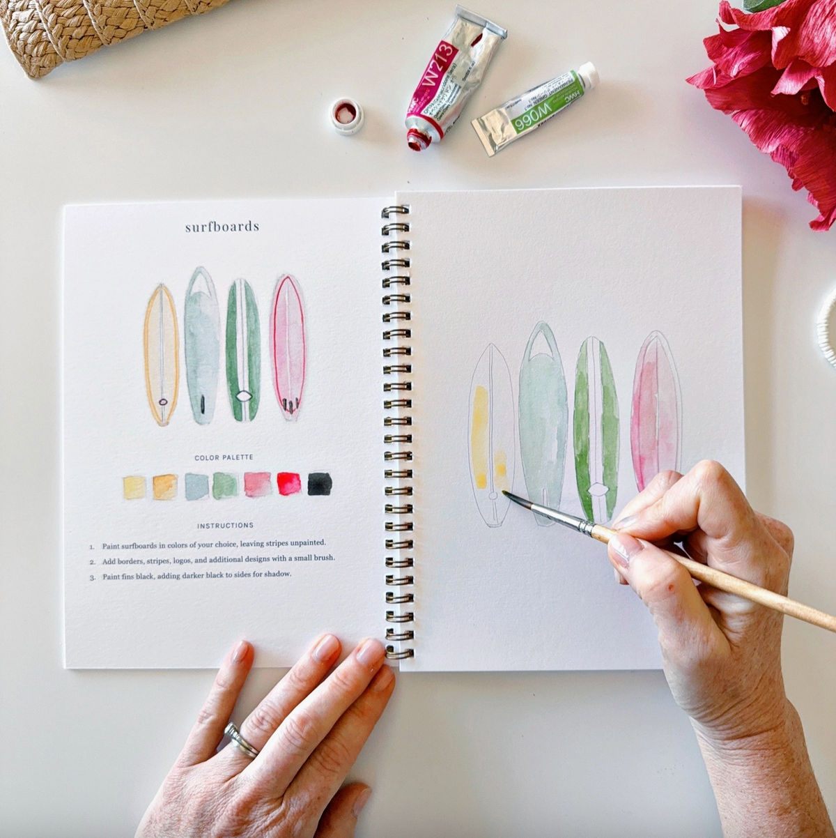 Tropical Watercolor Workbook