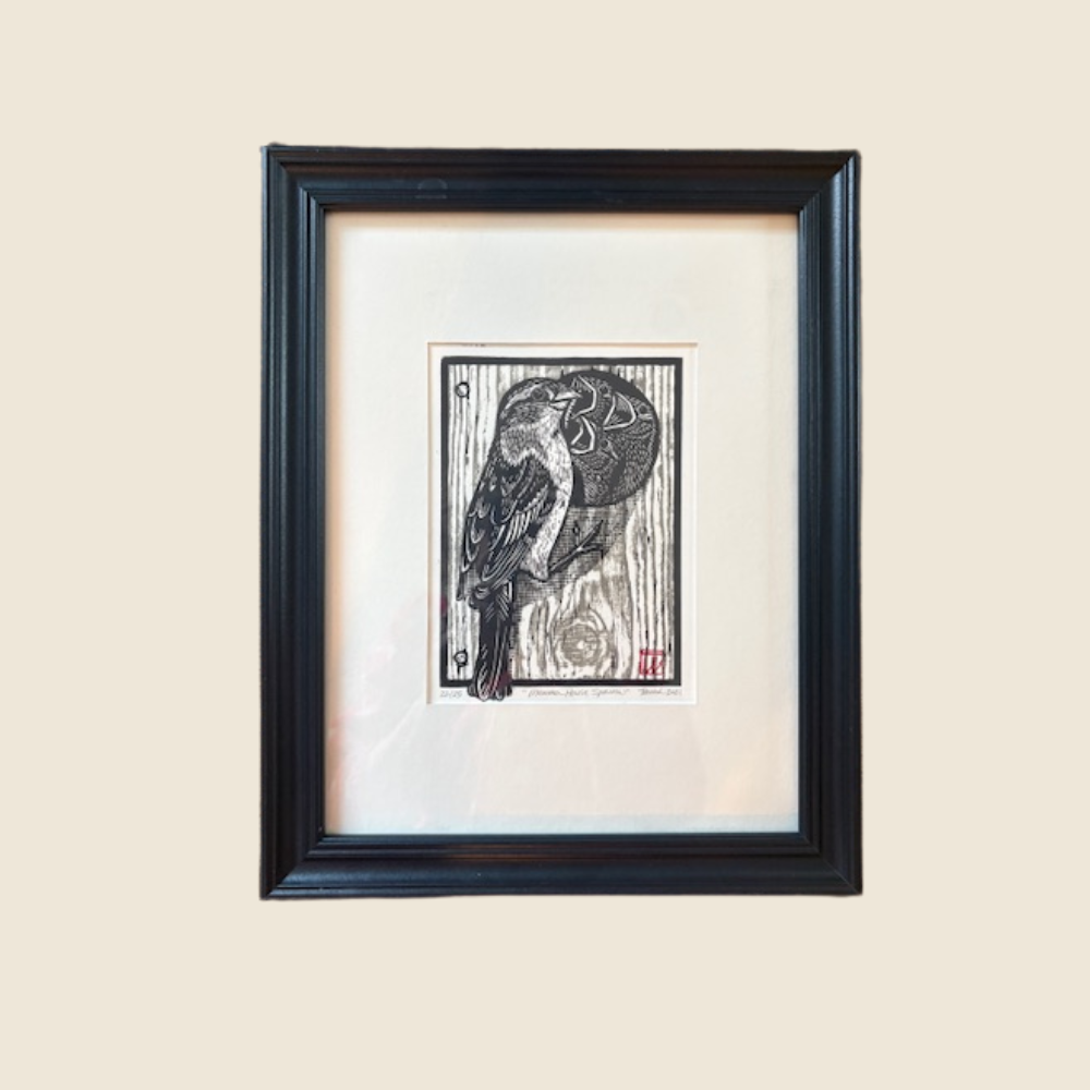 “Mama House Sparrow” - Original Artwork - New Beginnings Art Show