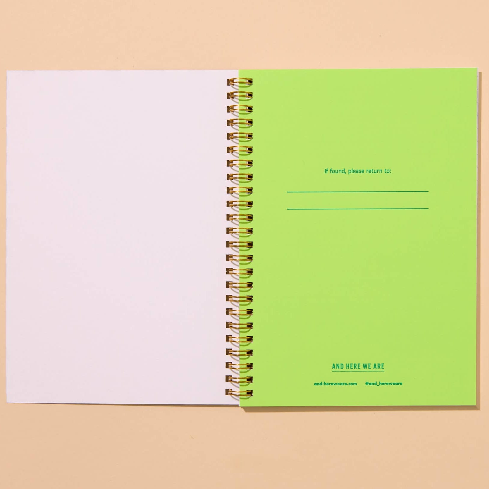 Dinner Party Letterpress A5 Spiral Notebook