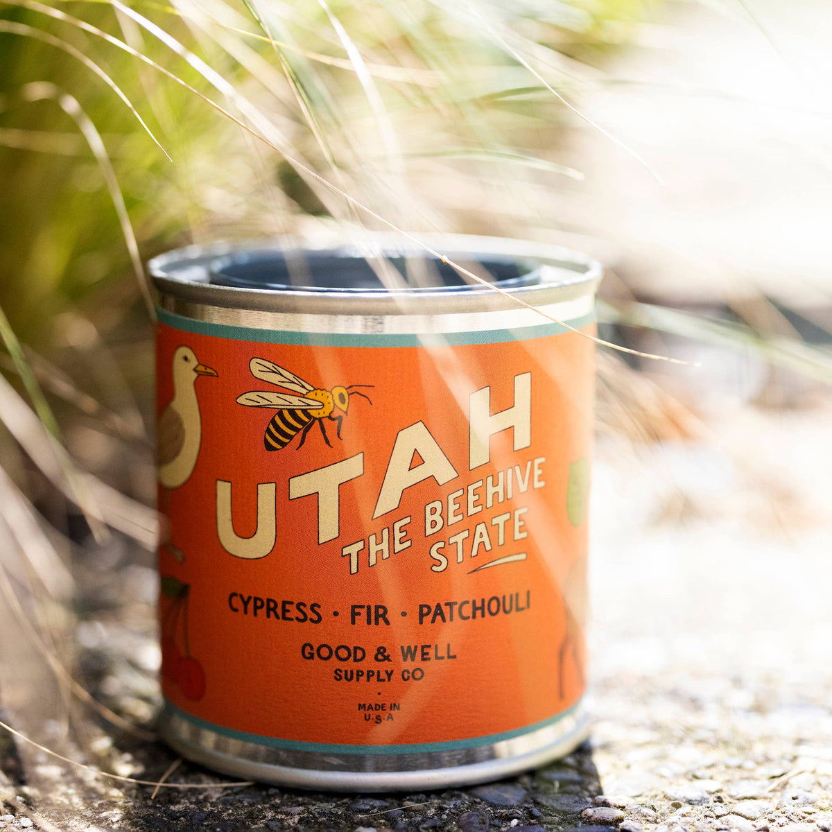 Utah State Soy Candle - 1/2 Pint
