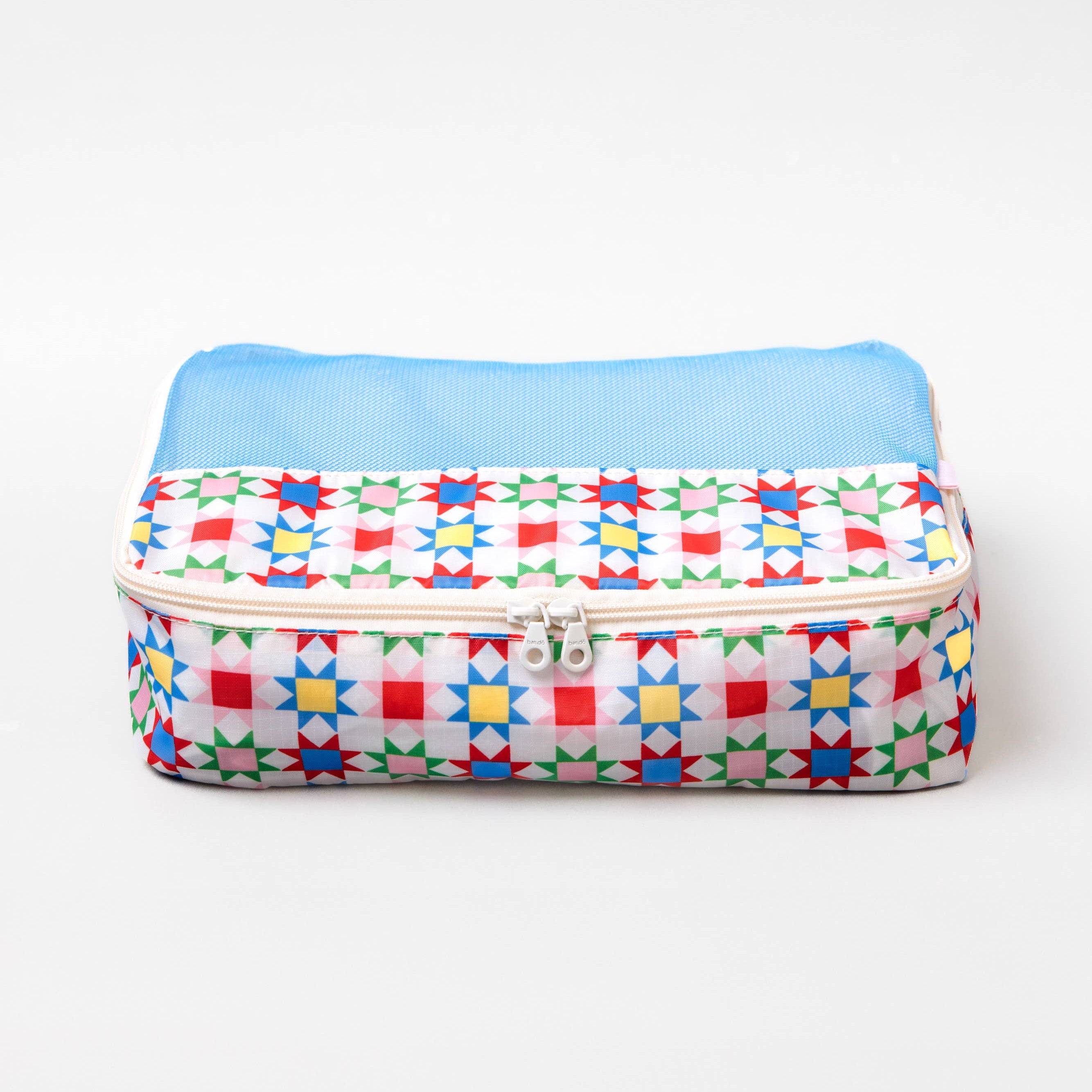 Packing Cube Set - Blue Scandinavian Floral