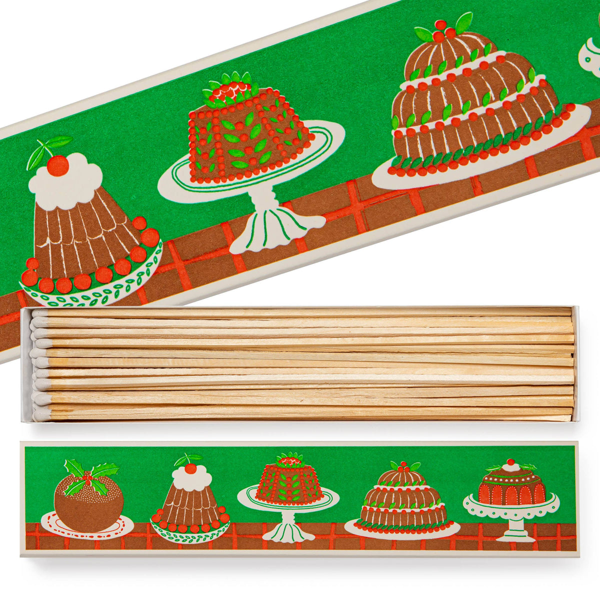 Pudding Christmas Long Safety Matches