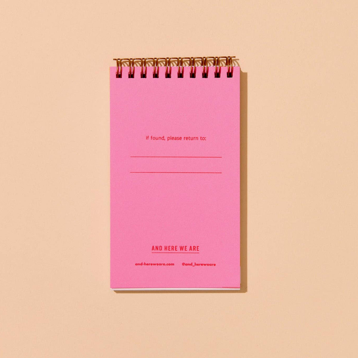 Farfalle Bow Pasta Letterpress Spiral Notebook