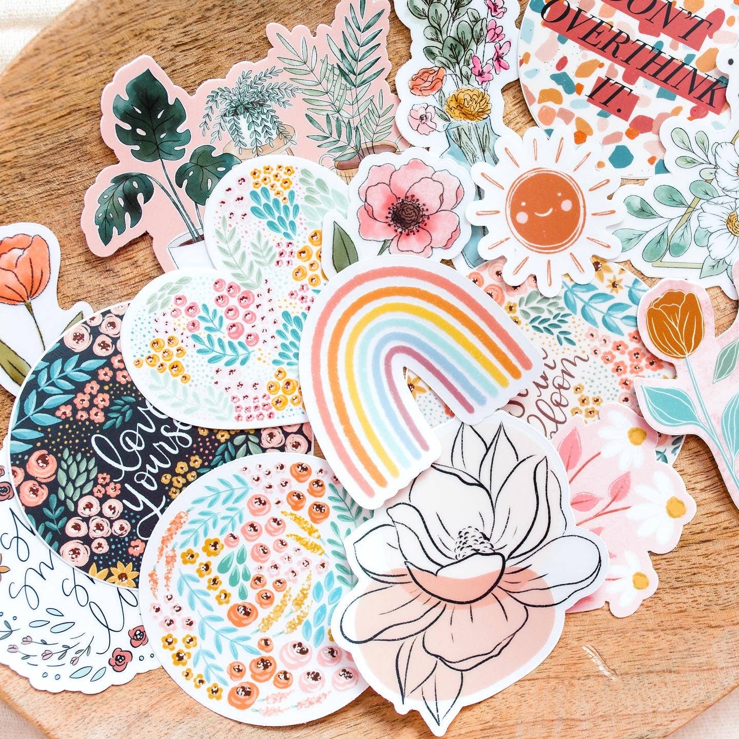 Clear Pastel Rainbow Sticker