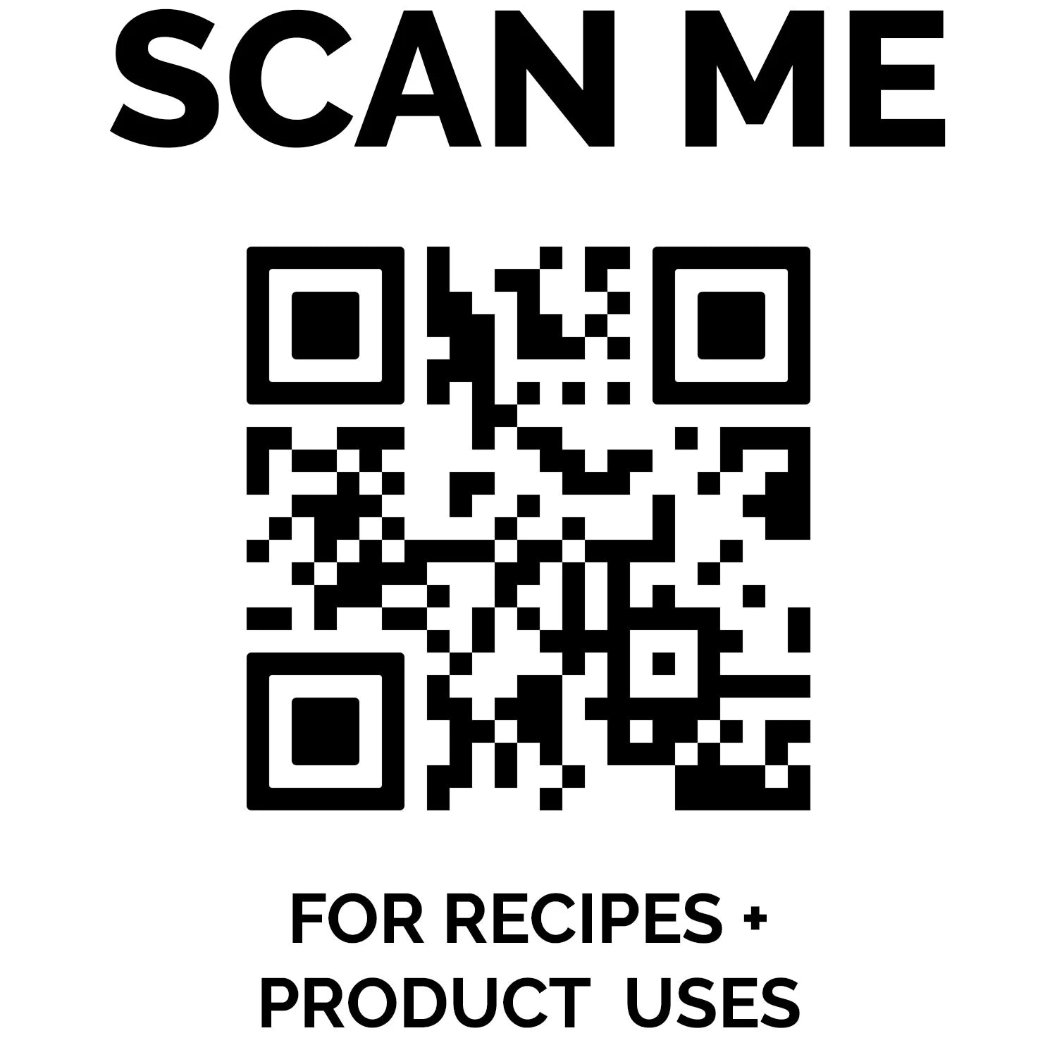 QR CODE - for recipes
