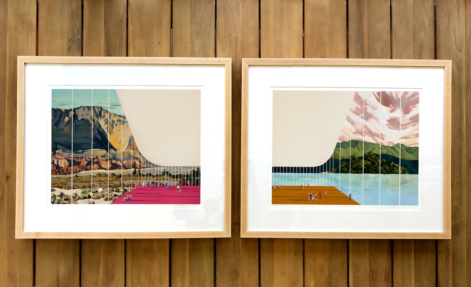 print shown framed. 
