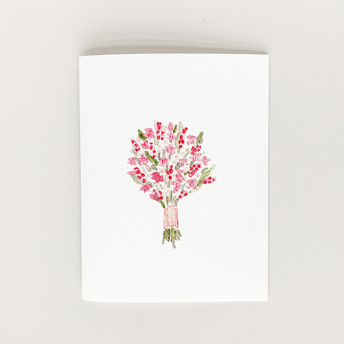 Bouquet Watercolor Greeting Card