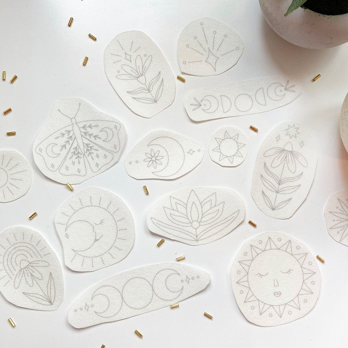Celestial Embroidery Stick and Stitch
