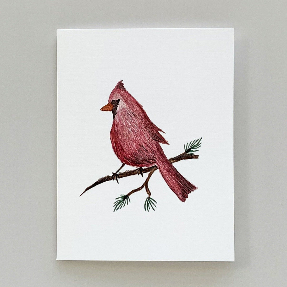 Cardinal Watercolor Greeting Card