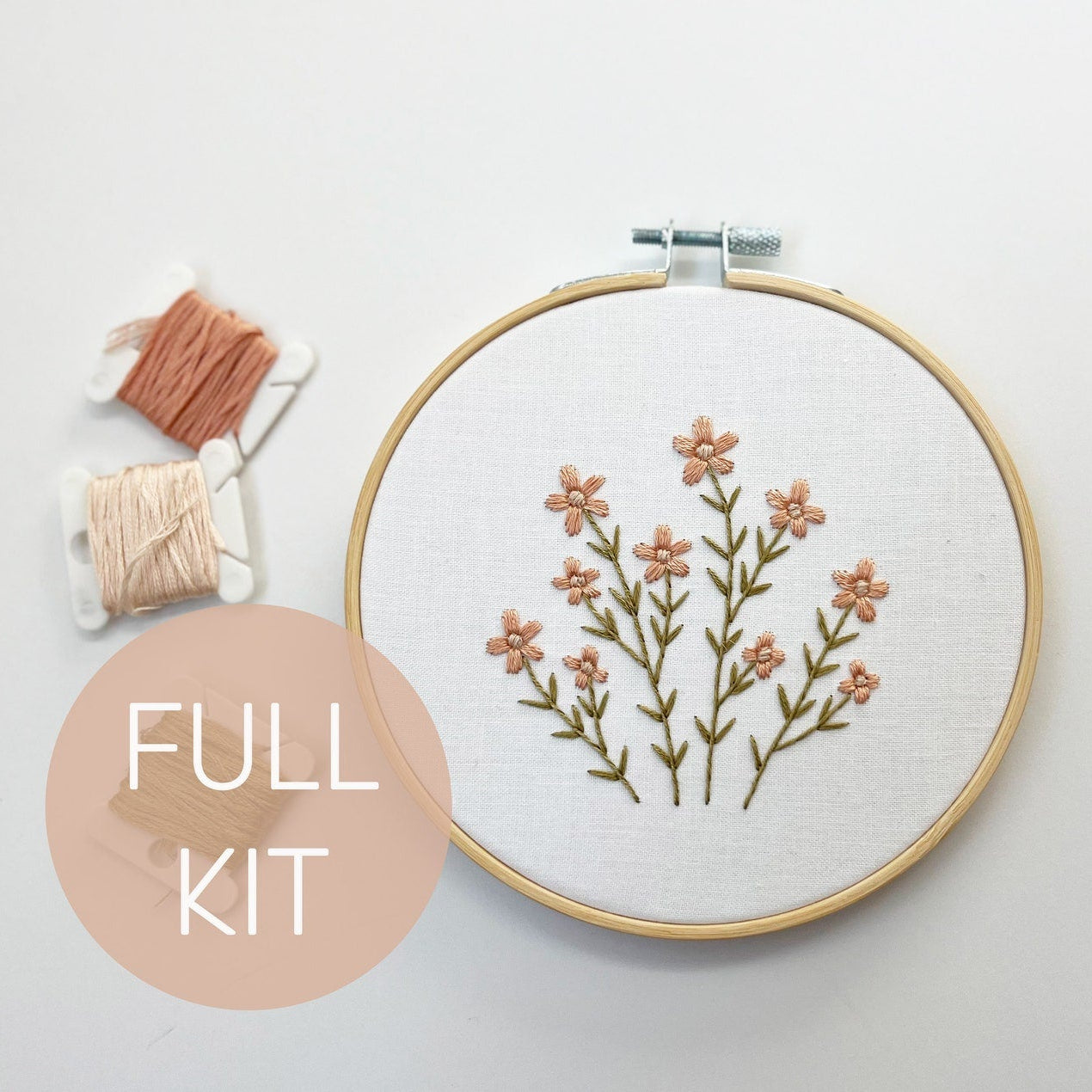 Spring Garden Embroidery Kit