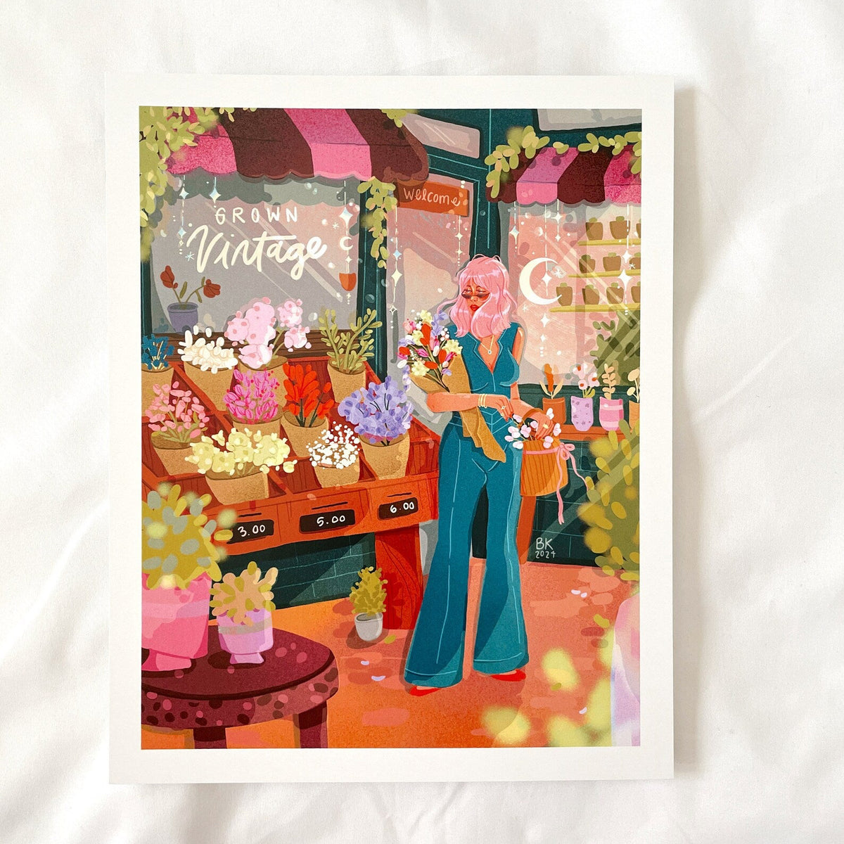 Flower Market Print