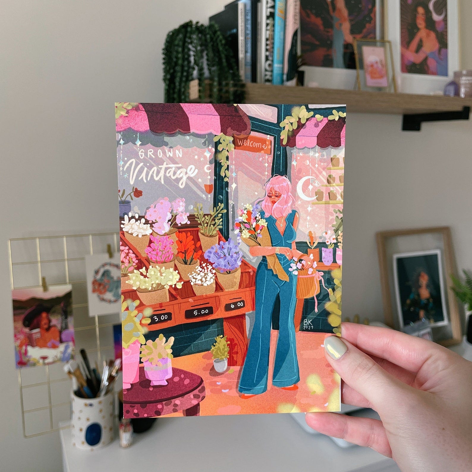 Flower Market Print