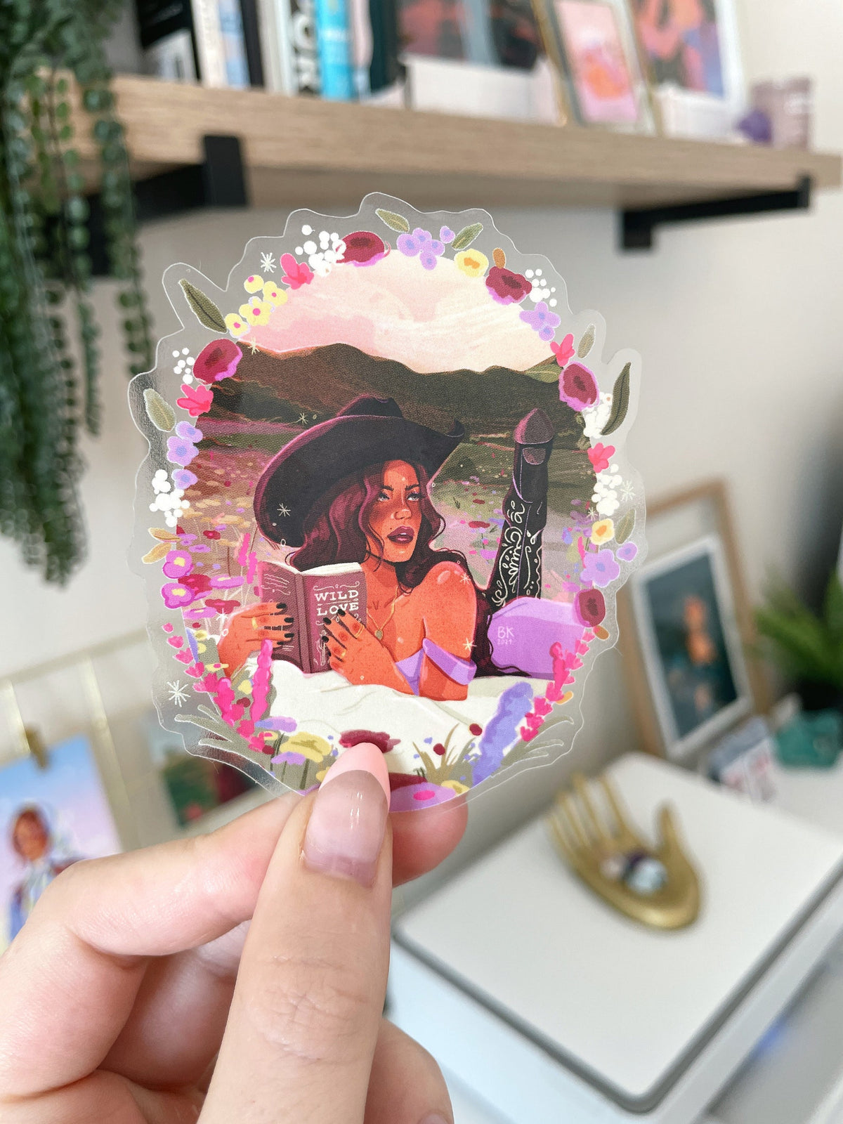 Love Wild Clear Back Sticker