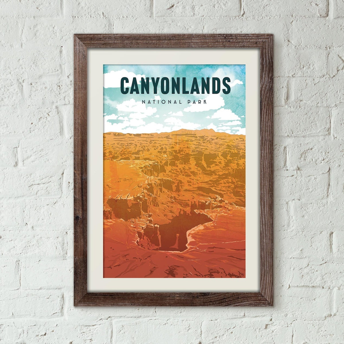 Canyonlands National Park Travel Poster