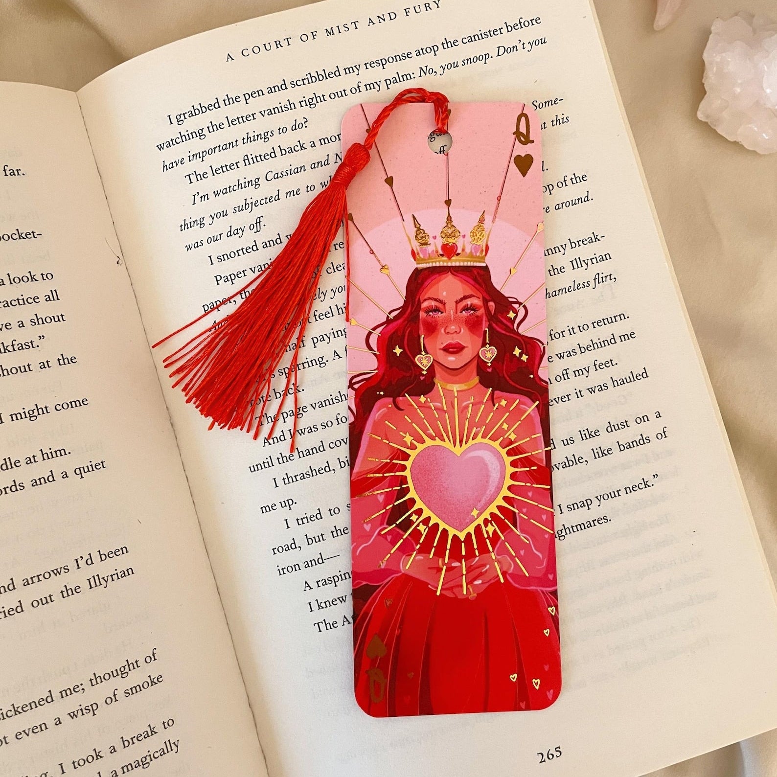 Queen of Hearts Bookmark