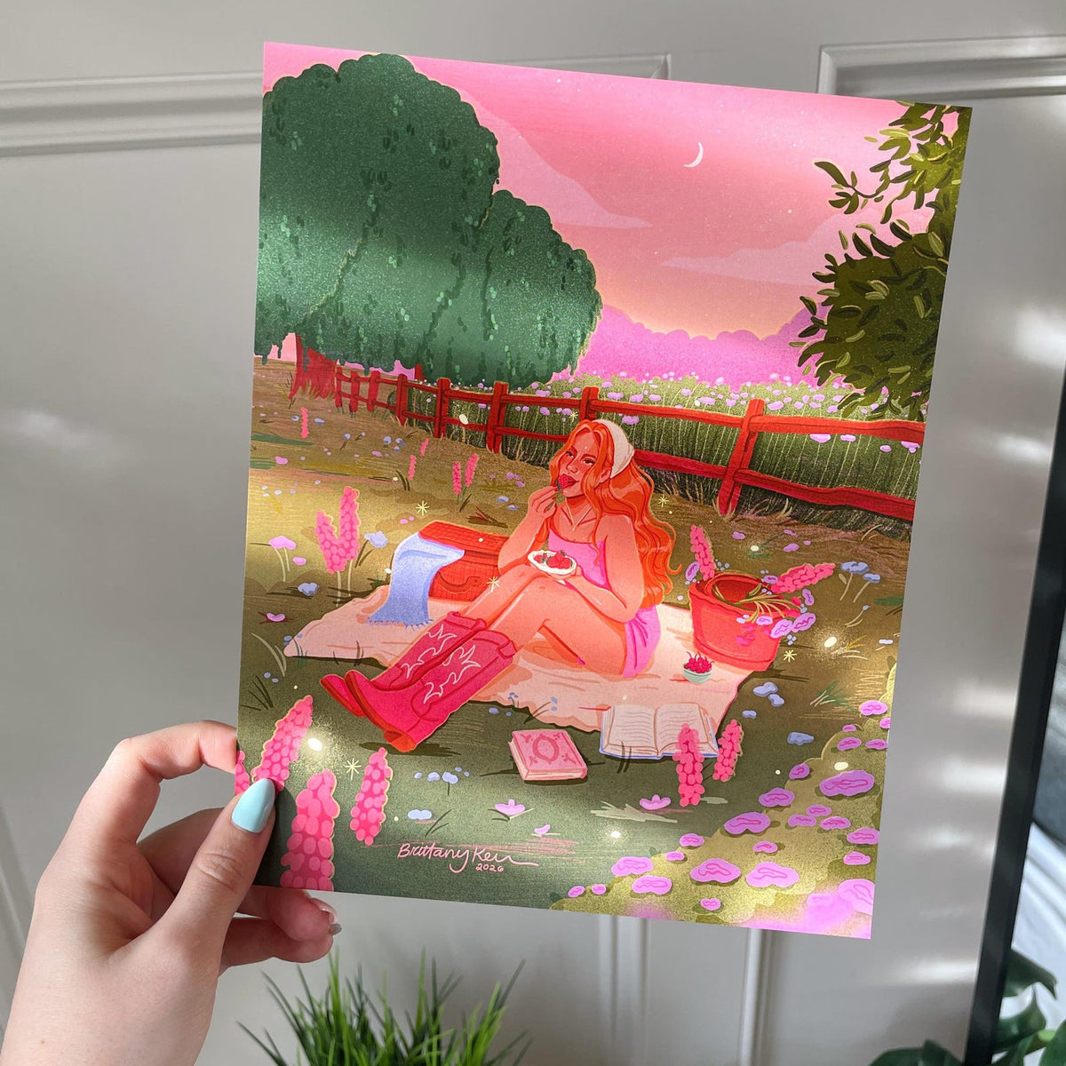 Strawberry Patch Print