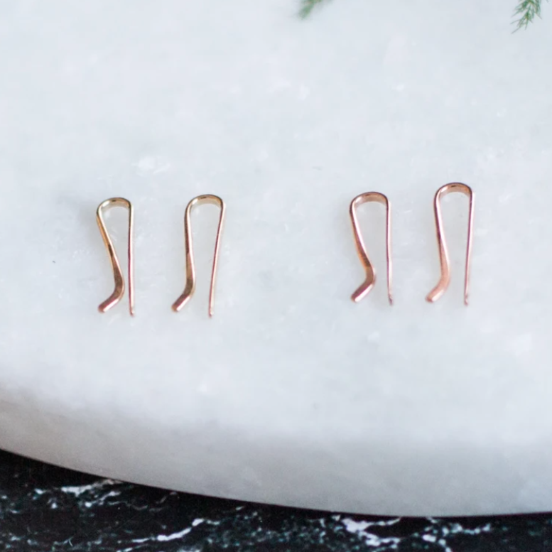 Mini Bobby Pin Earrings