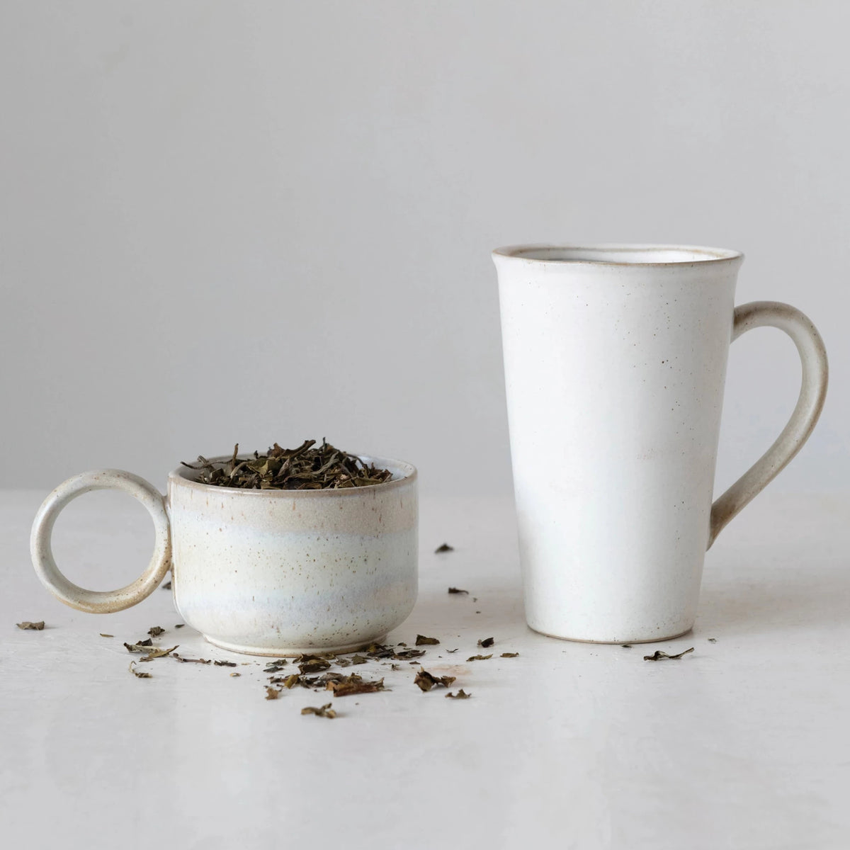 Stoneware Mug with Reactive Glaze